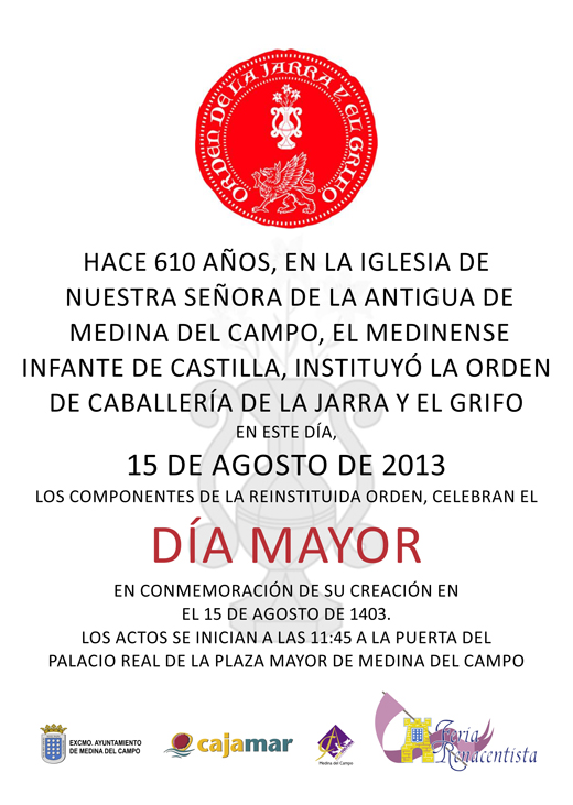 Cartel Día Mayor 2013